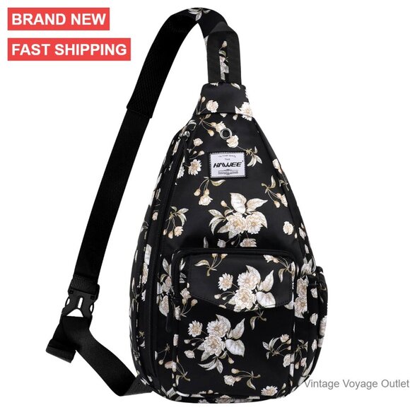 Water Repellent Sling Backpack Adjustable Strap Travel Sport Daypack main image 7